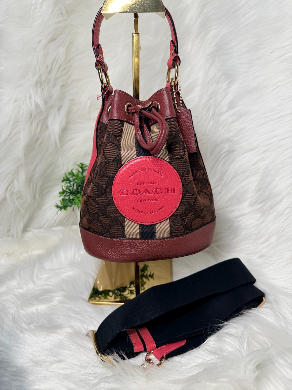 Coach Mini Dempsey Bucket Bag